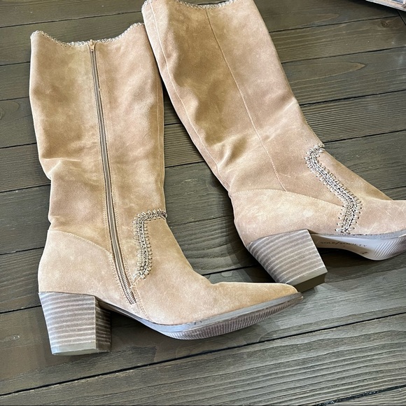 Sole Society Alexis tall boot in walnut colored - leather - Picture 6 of 14